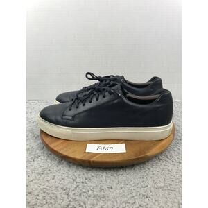 Cole Haan Mens 11.5M Grand Series Avalon Navy Leather Lace Up Casual Sneaker